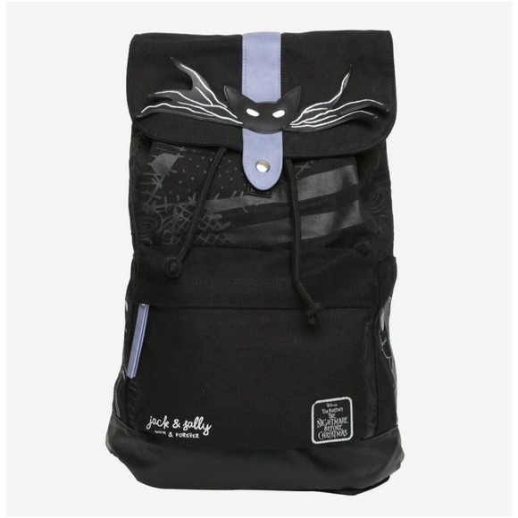Disney The Nightmare Before Christmas Jack & Sally Slouch Backpack Halloween - Picture 1 of 13
